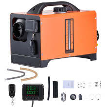 Diesellämmitys 8 kW DC 12-24 V-Duoku-Kulutus 0,18-0,36 L/h-Säädettävä lämpötila-Nelikulmainen digitaalinen näyttö