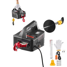 Polipasto Eléctrico Portátil 2 en 1-Duoku-Levante 500 kg-Potencia 1500 W-Altura de Elevación 7,6 m-Velocidad 5 m/min