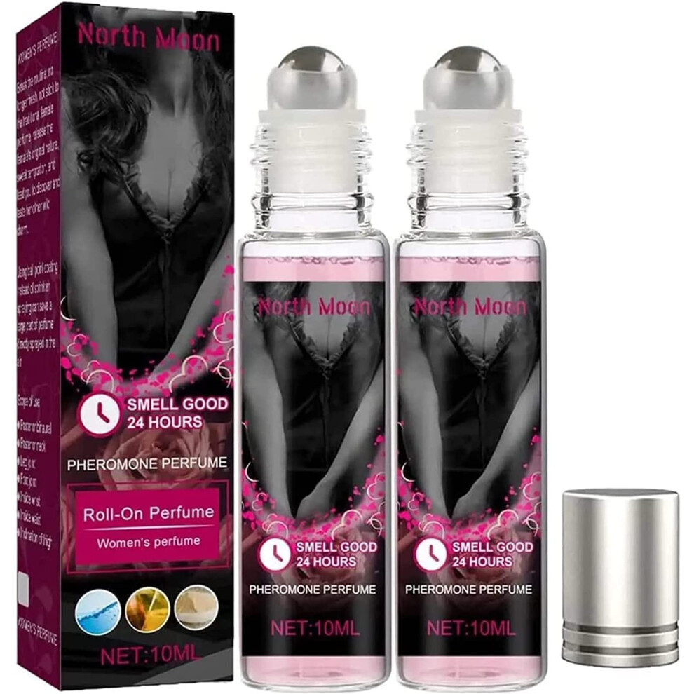 Pheromone Perfume Roll On for Men and Women Boosts Attraction with Long Lasting Natural Scent