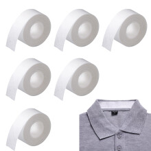 6 Rolls Collar Sweat Pads SelfAdhesive Disposable Protectors for Shirt Collars and Hat Brims