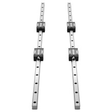 Trilhos de Guia Linear HGR20-Duoku-1000 mm-2 Trilhos e 4 Blocos com Rolamentos Integrados-Adequados para Roteadores CNC