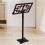Adjustable Solid Wood Music Stand with Stable Height Lock, Dual Stand Mode, Foldable Portable Design, Black 3