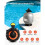 Filtro de areia - DUOKU - 25053BX - 24 polegadas (609,6 mm) - 246,1 L/min - Conexão 1½' 4