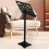 Adjustable Solid Wood Music Stand with Stable Height Lock, Dual Stand Mode, Foldable Portable Design, Black 4