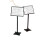 Adjustable Solid Wood Music Stand with Stable Height Lock, Dual Stand Mode, Foldable Portable Design, Black 2