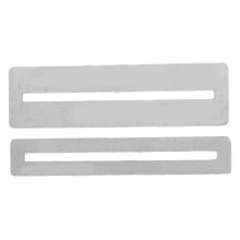 2Pcs Metal Guitar Fretboard Protector Set for Easy Fret Polishing and Maintenance