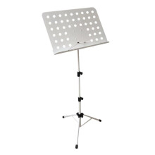 Adjustable Folding Music Stand with Secure Height Lock, Heavy Duty 2 in 1 for Floor and Desktop