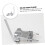 Drum Clamp Sturdy Alloy Holder for Secure Drum Mounting and Easy Angle Adjustment 3