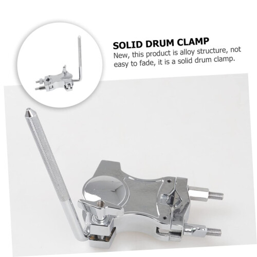 Drum Clamp Sturdy Alloy Holder for Secure Drum Mounting and Easy Angle Adjustment 2
