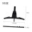 Clarinet and Oboe Stand with Stable Support, Foldable Design, Quick Assembly for Musicians 5
