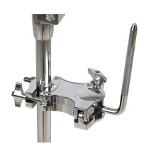 Adjustable Cowbell Mount for Drum Set, LRod Percussion Clamp with Secure Tool Setup