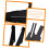 Clarinet and Oboe Stand with Stable Support, Foldable Design, Quick Assembly for Musicians 3