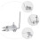 Drum Clamp Sturdy Alloy Holder for Secure Drum Mounting and Easy Angle Adjustment 4