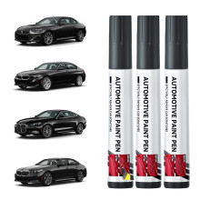 3PCS Black Car Scratch Remover Pen with Quick , Seamless Paint Match, Weatherproof Protection