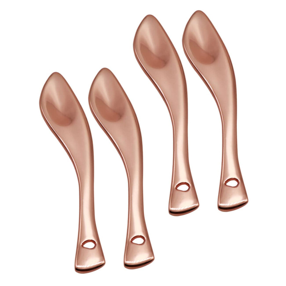 Cream Cosmetic Spatula Set For Hygienic Face Application With Metal Eye Applicator Tools