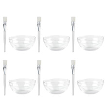 36Pièces Bol Transparent Et Pinceau Pour À Domicile