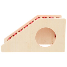 2Pcs Wooden Hamster Hideaway House for Small Pets Assorted Color