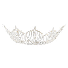 3Pcs Silver Baroque Crown Wedding Hair Decoration for Women