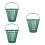 3Pièces Ball Basket Vert, Seau Portable Pour De Golf 8