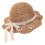 3Pièces Chapeaux Tressée Style Estival 1