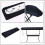 1Pièces Housse Piano Clavier Élastique Noire Protection Durable 7