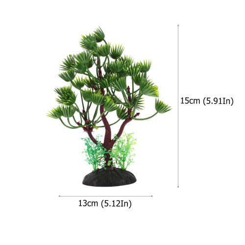 2Pièces Plantes Simulation Pour Terrarium Aquarium 2