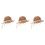 3Pièces Chapeaux Tressée Style Estival 6
