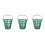 3Pièces Ball Basket Vert, Seau Portable Pour De Golf 2