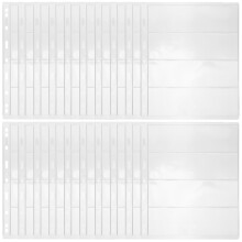 Pages Pour Album Collection Timbres, Matériel Clair Durable