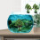 2Pièces Plantes Simulation Pour Terrarium Aquarium 10