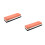 2Pièces Pierre Abrasive Double-Face Corindon Aiguisage Rapide 7