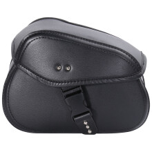 2Paires Sacoche Vintage PU Noire Résistante Outdoor