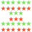 30Pièces Points Marqueurs Étoile PVC Pour Repérage Sol 10