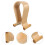 3Pièces Support Casque Bois Clair Stable Pour Usage 10