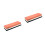2Pièces Pierre Abrasive Double-Face Corindon Aiguisage Rapide 6