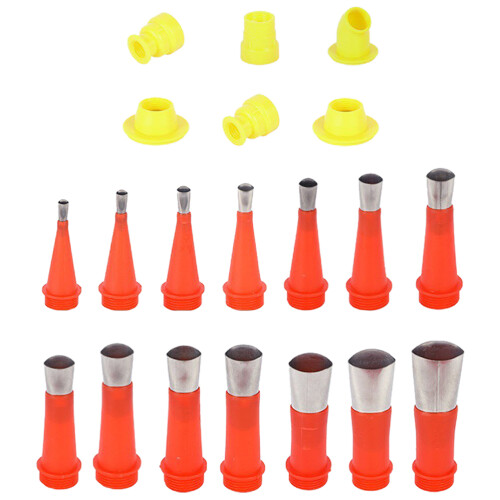 4Ensembles Kit De Pistolets À Joint En Acier Inoxydable Rouge Durable 2