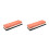 2Pièces Pierre Abrasive Double-Face Corindon Aiguisage Rapide 4