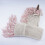 2Pièces Bonnet Et Écharpe Rose Tricoté 11