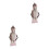 2Pièces Bonnet Et Écharpe Rose Tricoté 9