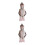 2Pièces Bonnet Et Écharpe Rose Tricoté 6