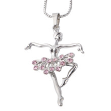 2Pièces Ballet Pendentif Ballerine Décor Élégant
