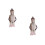 2Pièces Bonnet Et Écharpe Rose Tricoté 8