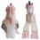2Pièces Bonnet Et Écharpe Rose Tricoté 3