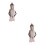 2Pièces Bonnet Et Écharpe Rose Tricoté 10