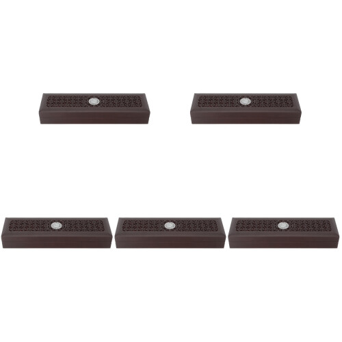 5Pièces Étuis Transport Harmonica Noir Compact Protection Anti-Chocs 1