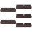 5Pièces Étuis Transport Harmonica Noir Compact Protection Anti-Chocs 10