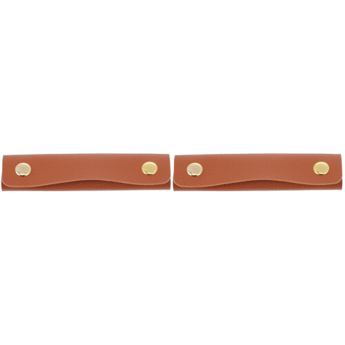 2Pièces Manchons Poignées En Cuir PU Protection Antidéformation 1