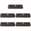 5Pièces Étuis Transport Harmonica Noir Compact Protection Anti-Chocs 6