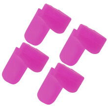 8Pièces Repose-Pouce Et Doigts Silicone Rose Pour Clarinette