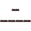 5Pièces Étuis Transport Harmonica Noir Compact Protection Anti-Chocs 5